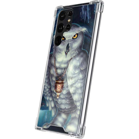 White Owl by Ed Beard Jr Galaxy S24 Ultra Clear Case