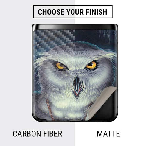 Ed Beard Jr. White Owl Galaxy Z Flip Skin
