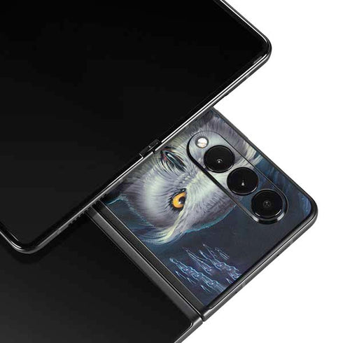 Ed Beard Jr. White Owl Galaxy Z Fold3 5G Skin