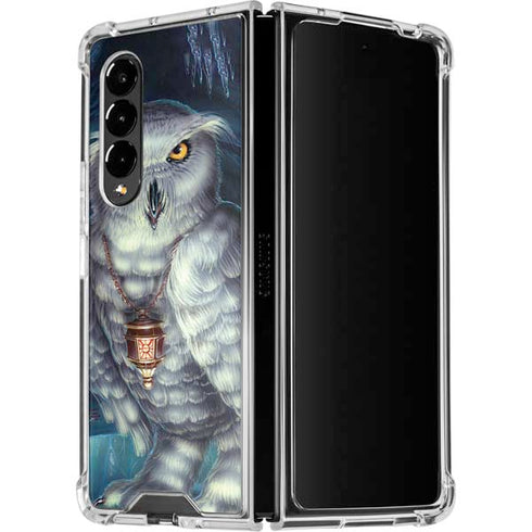 Ed Beard Jr. White Owl Galaxy Z Fold4 5G Clear Case