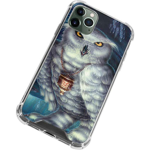 White Owl by Ed Beard Jr iPhone 11 Pro Max Clear Case