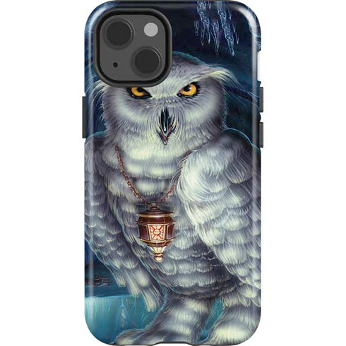White Owl by Ed Beard Jr iPhone 15 Impact Case