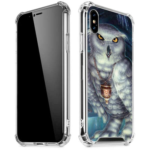 White Owl by Ed Beard Jr iPhone XS Max Clear Case