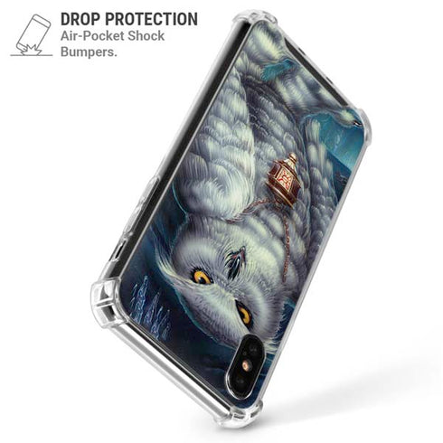 White Owl by Ed Beard Jr iPhone XS Max Clear Case