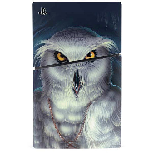 White Owl by Ed Beard Jr PS5 Slim Disk Bundle Skin