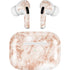 White Rose Gold Marble AirPods Pro 2nd Gen Skin