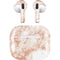 White Rose Gold Marble Apple AirPods (3rd Gen 2021) Skin