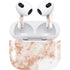 White Rose Gold Marble Apple AirPods (3rd Gen 2021) Skin