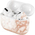 White Rose Gold Marble Apple AirPods Pro Skin