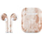 White Rose Gold Marble Apple AirPods Skin