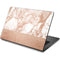 White Rose Gold Marble Dell Chromebook Skin