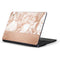 White Rose Gold Marble Samsung Chromebook Skin