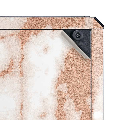 White Rose Gold Marble Cooler Master MasterBox Q300L Mini Tower Skin