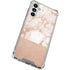 White Rose Gold Marble Galaxy A14 5G Clear Case