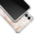 White Rose Gold Marble Galaxy A14 5G Clear Case