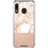 White Rose Gold Marble Galaxy A30 Clear Case