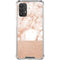 White Rose Gold Marble Galaxy A32 5G Clear Case