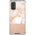 White Rose Gold Marble Galaxy A32 5G Clear Case