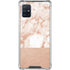 White Rose Gold Marble Galaxy A51 5G Clear Case