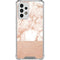 White Rose Gold Marble Galaxy A53 5G Clear Case