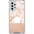 White Rose Gold Marble Galaxy A53 5G Clear Case