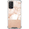 White Rose Gold Marble Galaxy A72 5G Clear Case