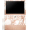 White Rose Gold Marble Galaxy Book 12in Skin
