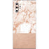 White Rose Gold Marble Galaxy Note 10 Plus Skin