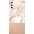 White Rose Gold Marble Galaxy Note 10 Skin