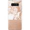 White Rose Gold Marble Galaxy Note 8 Skin