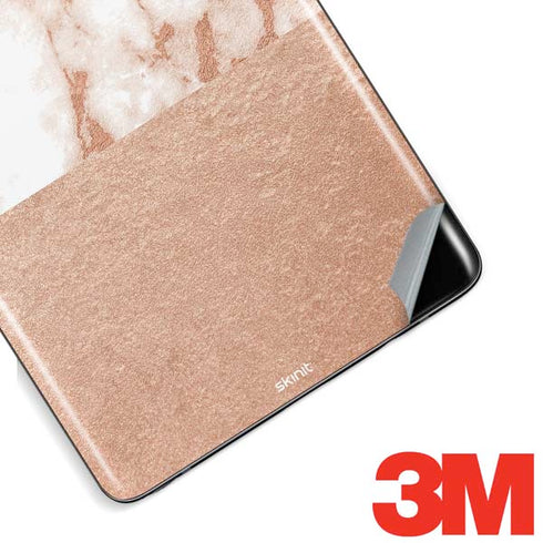 White Rose Gold Marble Galaxy Note 8 Skin