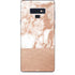 White Rose Gold Marble Galaxy Note 9 Skin