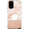 White Rose Gold Marble Galaxy Note20 5G Pro Case