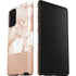 White Rose Gold Marble Galaxy Note20 5G Pro Case