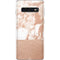 White Rose Gold Marble Galaxy S10 Skin
