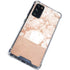 White Rose Gold Marble Galaxy S20 FE Clear Case