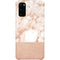 White Rose Gold Marble Galaxy S20 Lite Case