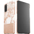White Rose Gold Marble Galaxy S20 Lite Case