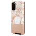 White Rose Gold Marble Galaxy S20 Pro Case
