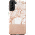 White Rose Gold Marble Galaxy S21 Plus 5G Pro Case