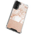 White Rose Gold Marble Galaxy S22 Plus Clear Case