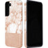White Rose Gold Marble Galaxy S22 Pro Case