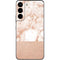 White Rose Gold Marble Galaxy S22 Skin