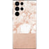 White Rose Gold Marble Galaxy S22 Ultra Skin