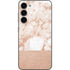 White Rose Gold Marble Galaxy S23 Plus Skin