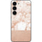 White Rose Gold Marble Galaxy S23 Skin
