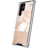 White Rose Gold Marble Galaxy S24 Ultra Clear Case