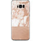 White Rose Gold Marble Galaxy S8 Skin