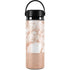White Rose Gold Marble Hydro Flask 20oz Wide Mouth Skin