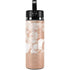 White Rose Gold Marble Hydro Flask 20oz Wide Mouth Skin